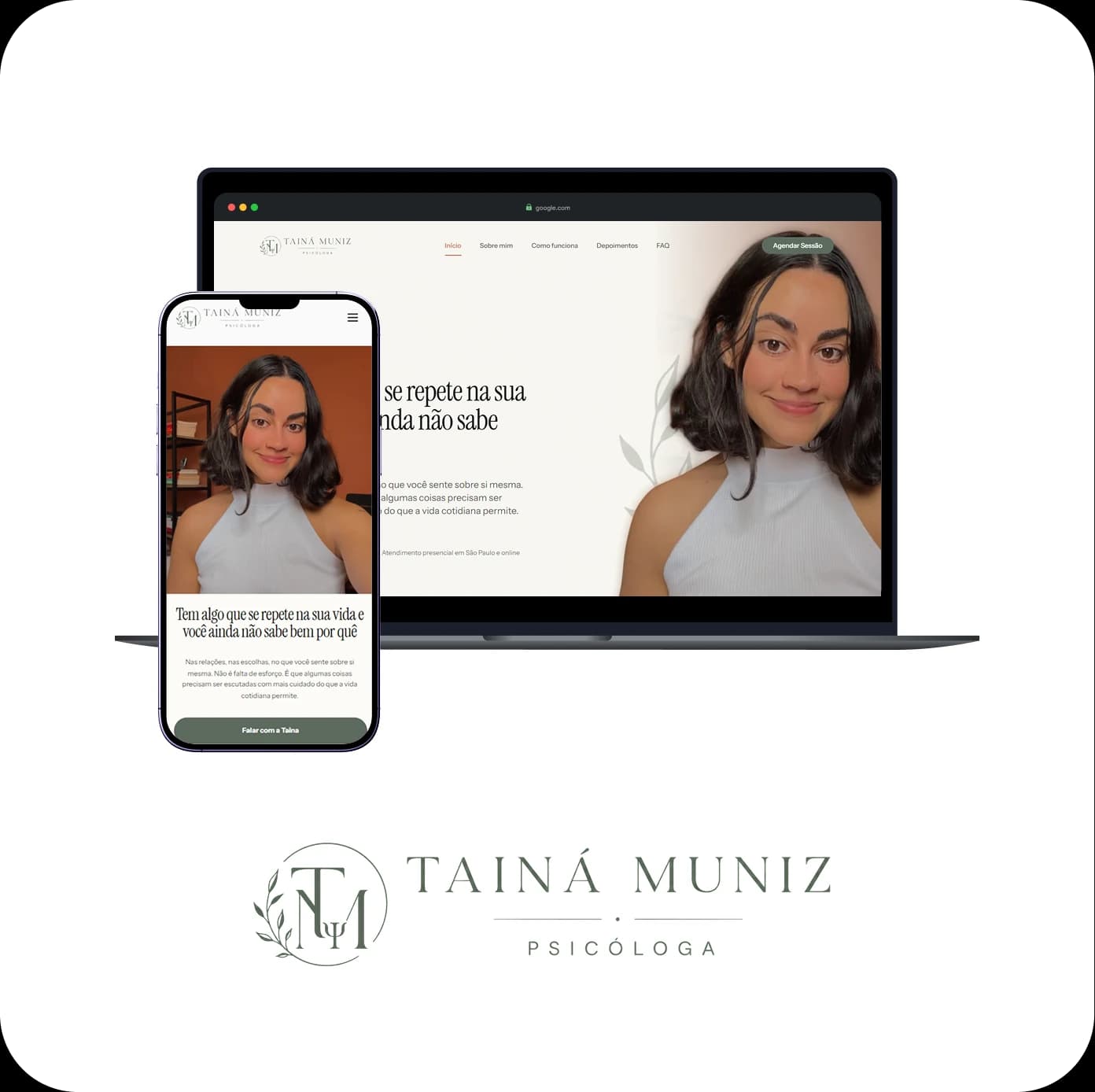 Psicóloga Tainá Muniz