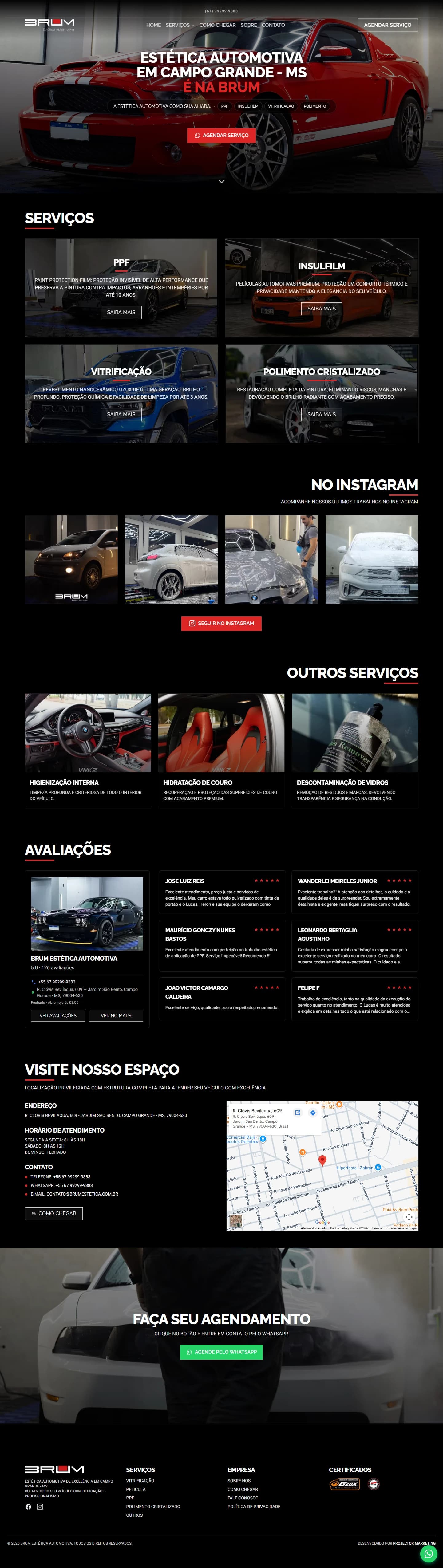 Preview do projeto brum