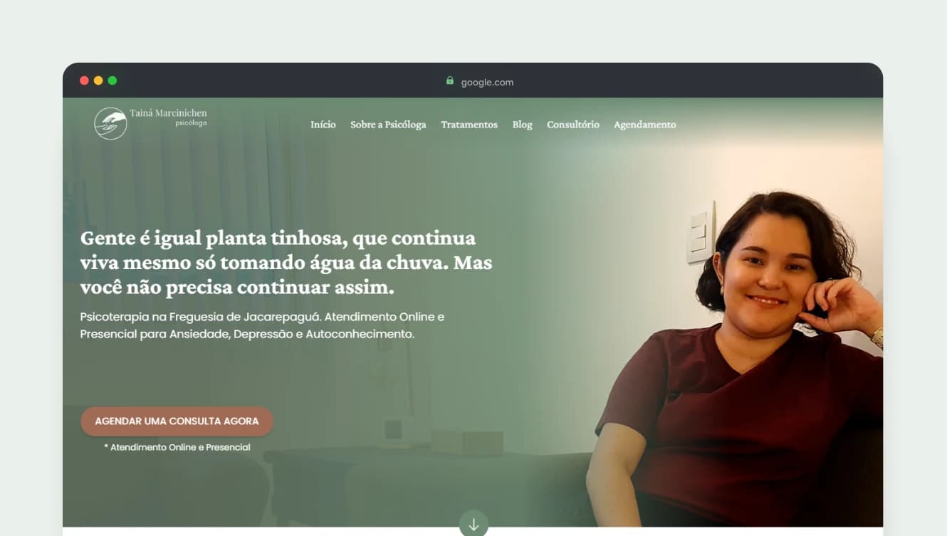 Psicóloga Tainá Marcinichen