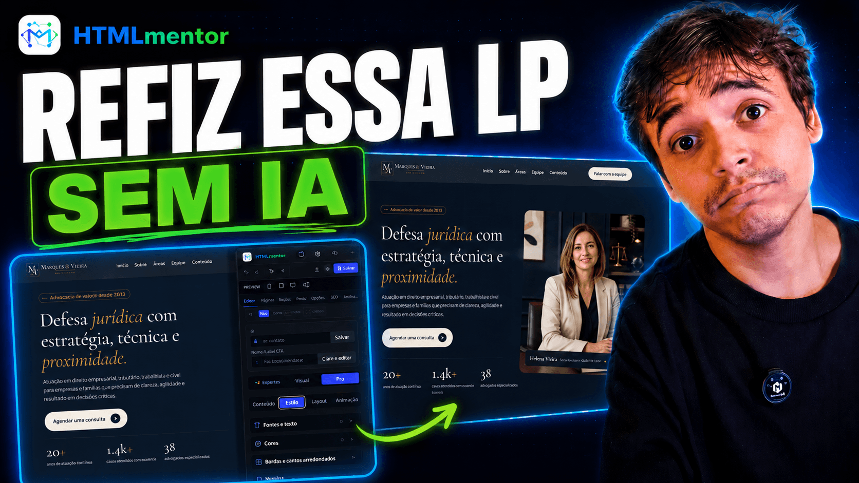 Um Elementor para HTML? Como eu edito qualquer arquivo HTML sem usar IA