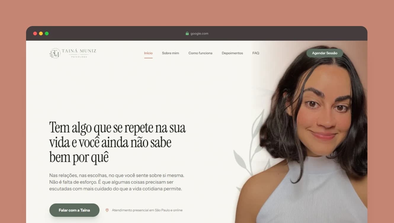 Psicóloga Tainá Muniz — preview